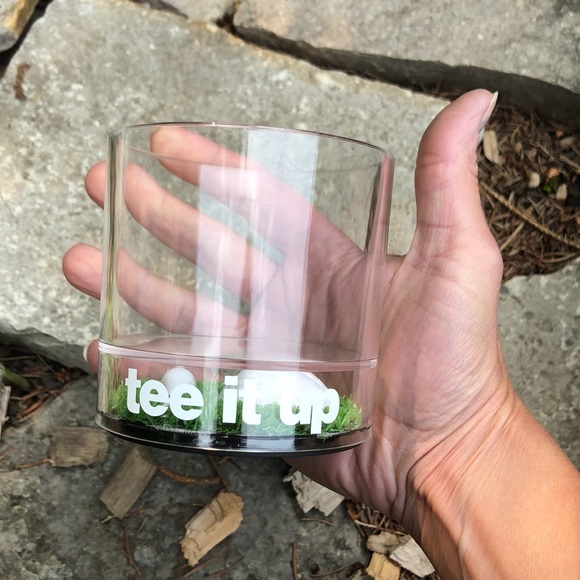 “Tee It Up”-Plastic Novelty Golf Themed Glass-NEW-High Ball Size - Picture 7 of 10